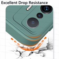 Dla Xiaomi 11T Pro Case dla Xiaomi 11T Pro pokrywy skrzynka odporna na wstrząsy płynny silikon miękka TPU telefon tylna pokrywa dla Xiaomi 11T 12 Pro 3